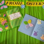 Prezentacja prac uczniów - kartek świątecznych z życzeniami w języku niemieckim