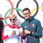 Brązowa medalistka z Atlanty i złoty medalista z Tokio prezentują swoje medale