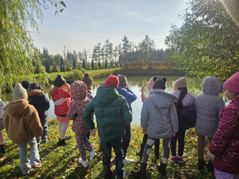 Obserwacje przyrodnicze nad stawem. 