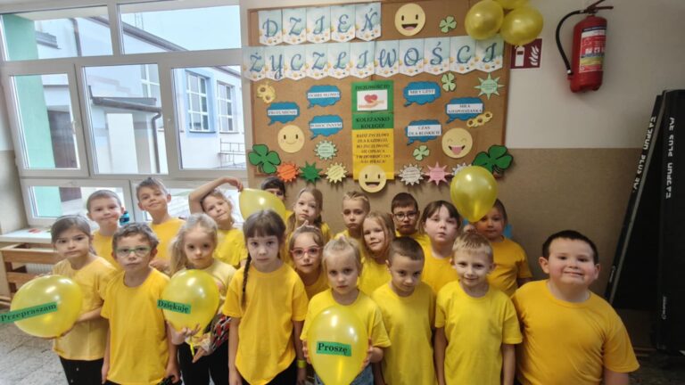 Klasa I podczas obchodów Dnia Życzliwości