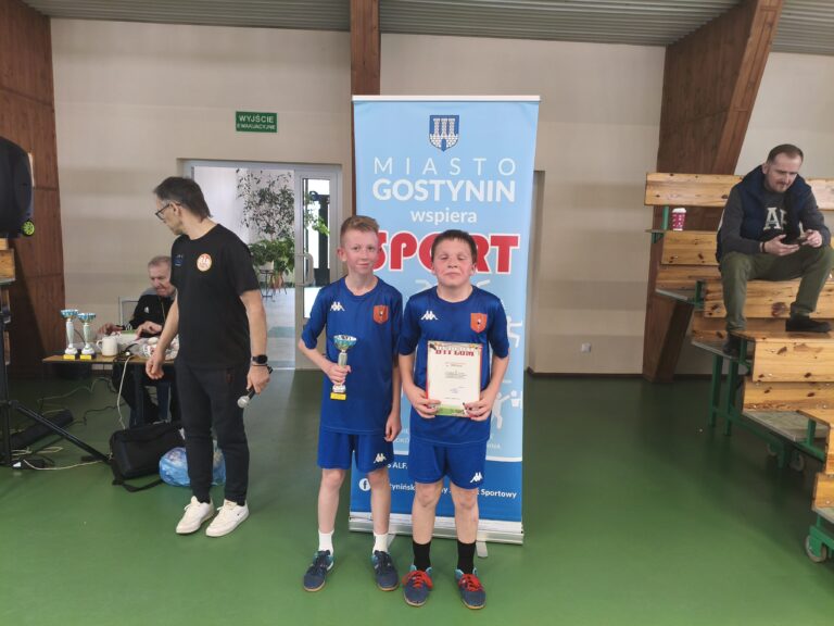 3 Miejsce drużyna SP Pacyna chłopcy
