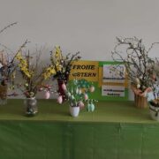 Ostersträuße - wielkanocne bukiety wykonane przez uczniów klasy VII